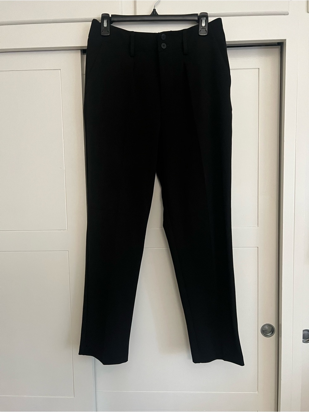 MARIO SERRANI WOMEN'S BLACK DRESS PANT SIZE MEDIUM 27 INSEAM NWT